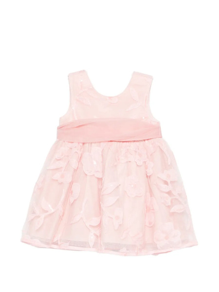  Abel & Lula Floral Sequin Dress - Pink 
