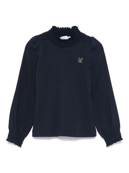  Abel & Lula Logo-embellished T-shirt - Blue 