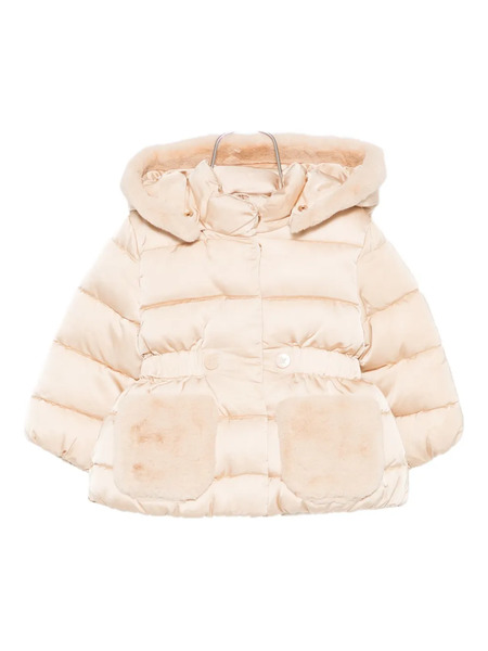  Abel & Lula Quilted Hooded Jacket - Neutrals 