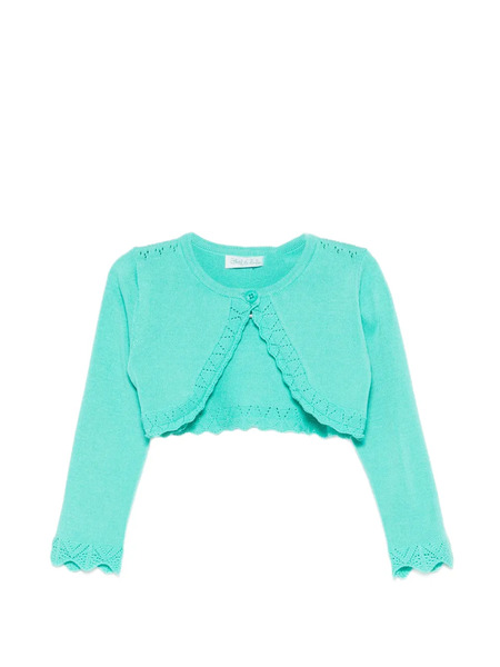  Abel & Lula Scalloped Cardigan - Green 