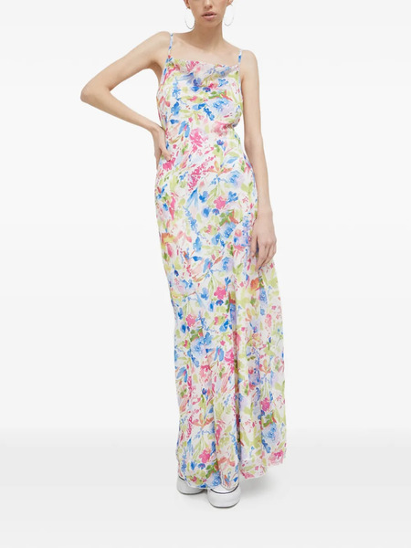 Abercrombie & Fitch Abstract-pattern Maxi Dress - White 