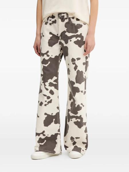  Abercrombie & Fitch Animal-print Jeans - Neutrals 