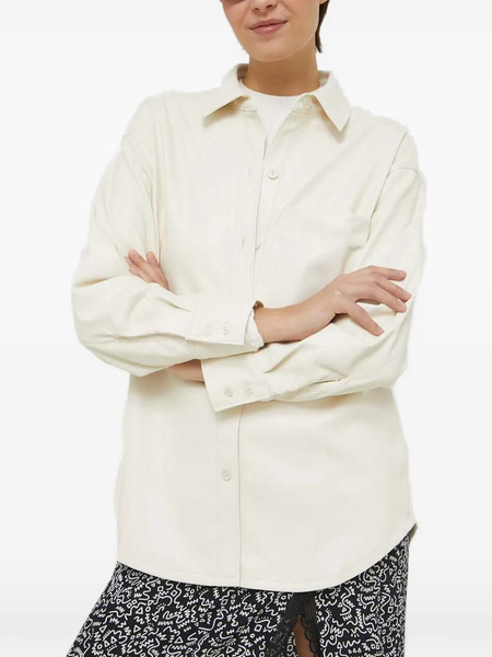  Abercrombie & Fitch Buttoned Chest-pocket Shirt - Neutrals 
