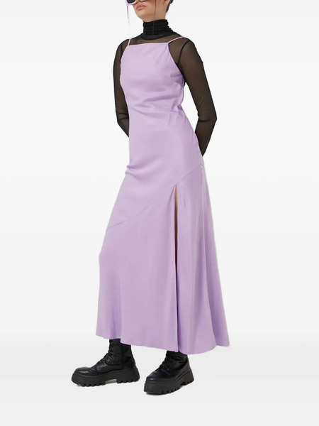  Abercrombie & Fitch Side-slit Maxi Dress - Purple 