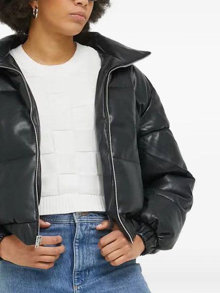  Abercrombie & Fitch Zip Padded Jacket - Black 