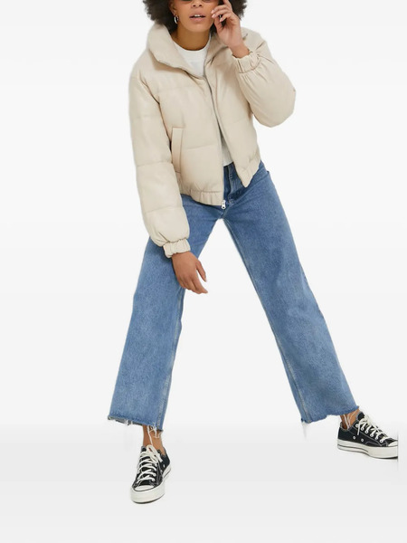  Abercrombie & Fitch Zip Padded Jacket - Neutrals 