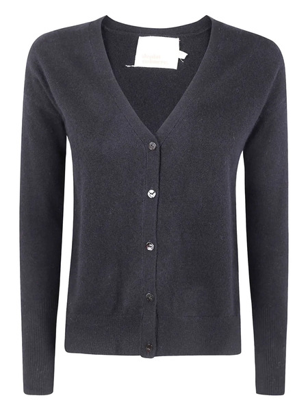  Absolut Cashmere Button V-neck Cardigan - Black 