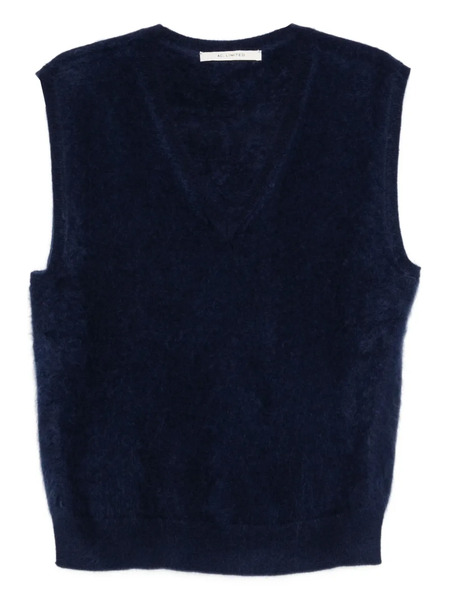  Absolut Cashmere Miriam V-neck Top - Blue 