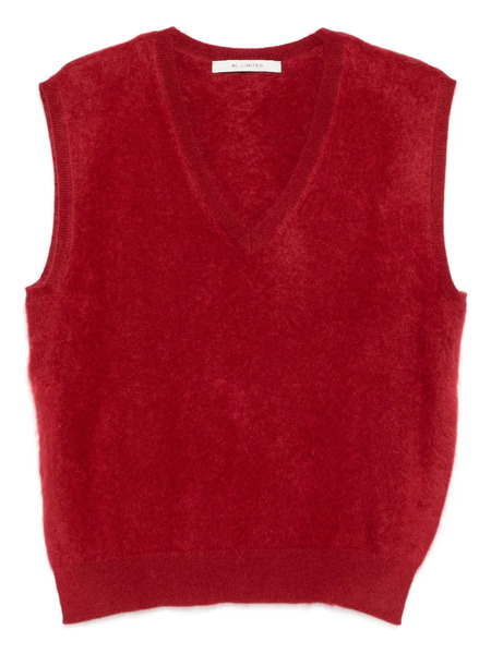  Absolut Cashmere Miriam V-neck Vest - Red 