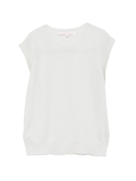  Absolut Cashmere Naomi Glitter Knitted Top - White 