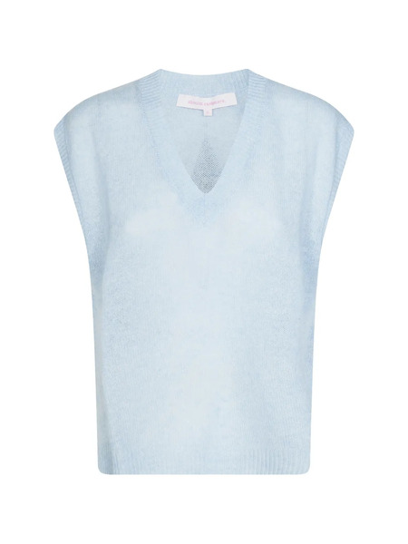  Absolut Cashmere V-neck Cashmere Top - Blue 