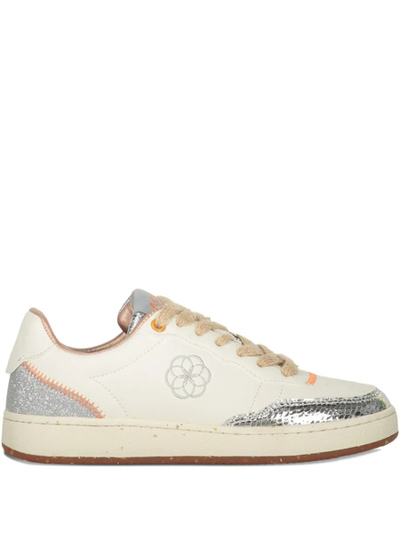  Acbc Evergreen Flower Glitter Sneakers - White 