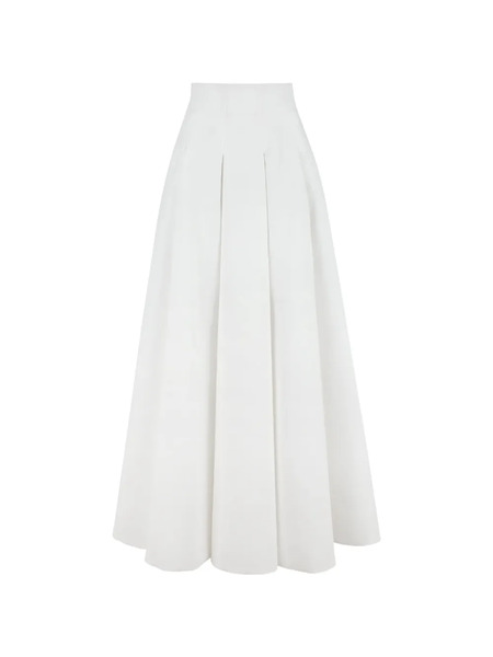  Acler Kelletsin Pleated Maxi Skirt - White 