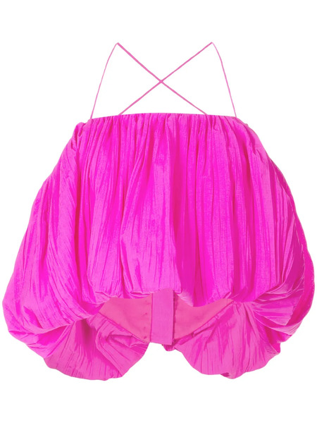  Acler Varley Pleated Top - Pink 