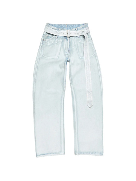  Acne Studios Belted Jeans - Blue 