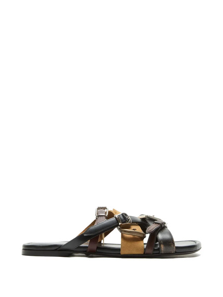  Acne Studios Buckle Strap Sandals - Black 