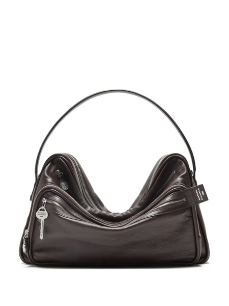  Acne Studios Camero Leather Shoulder Bag - Brown 