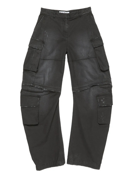  Acne Studios Cargo Palazzo Trousers - 900-black 