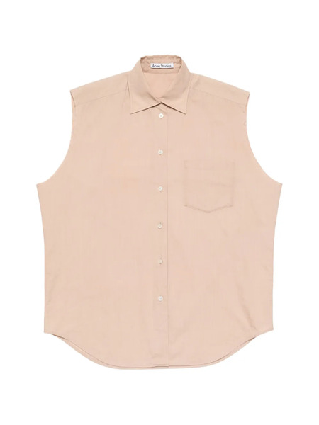  Acne Studios Chest-pocket Sleeveless Shirt - Pink 