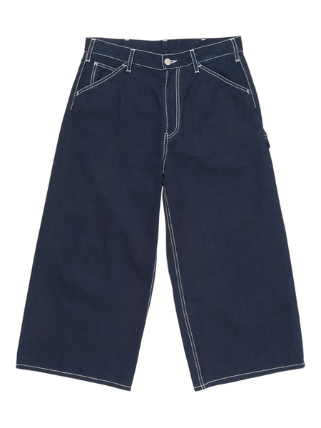  Acne Studios Contrast-stitch Trousers - Blue 