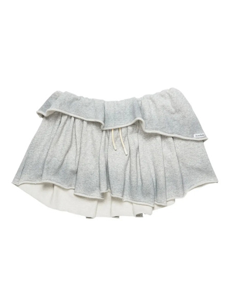  Acne Studios Drawstring Mini Skirt - Grey 