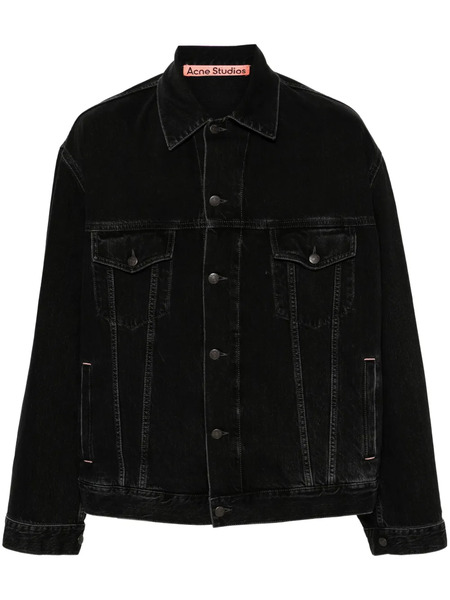  Acne Studios Drop-shoulder Denim Jacket - Black 
