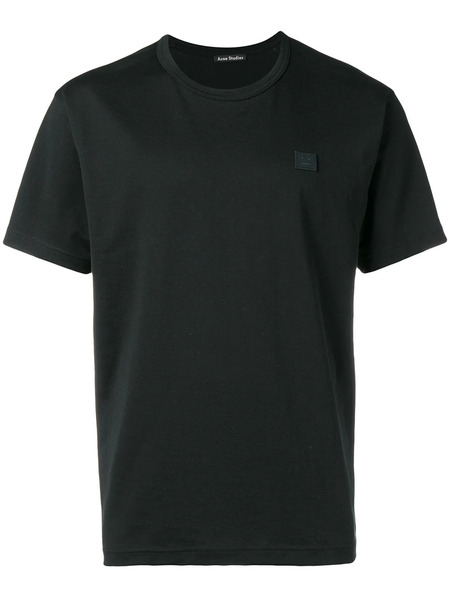  Acne Studios Face-patch Crew Neck T-shirt - Black 