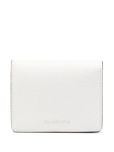  Acne Studios Folded Leather Wallet - White 