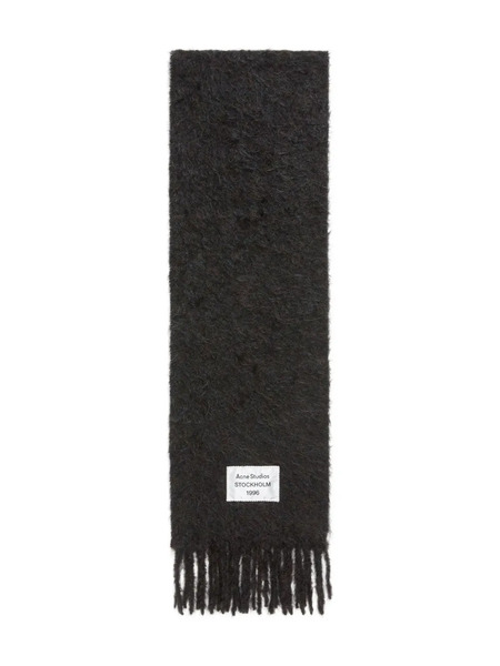  Acne Studios Fringed Scarf - Black 