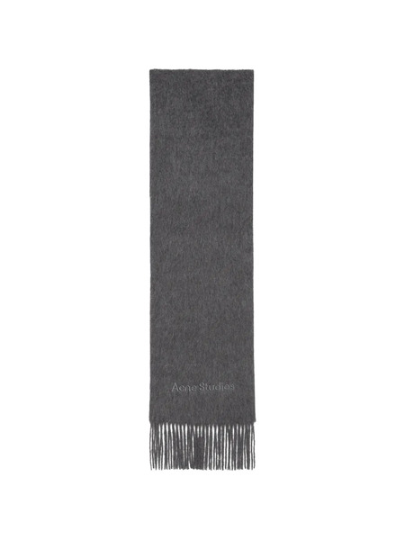  Acne Studios Fringed Scarf - Grey 