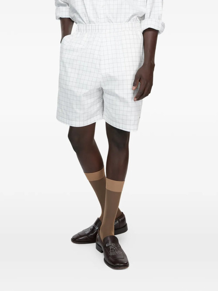  Acne Studios Grid Shorts - White 