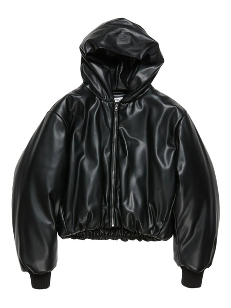  Acne Studios Hooded Puffer Jacket - Black 