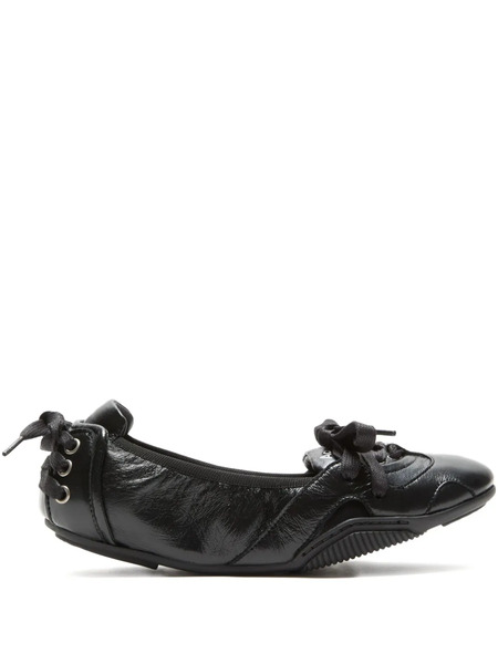  Acne Studios Lace-up Leather Sneakers - Black 