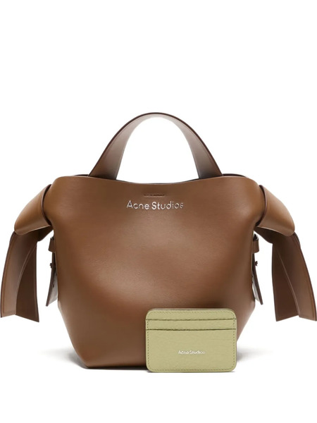  Acne Studios Leather Card Holder - Green 