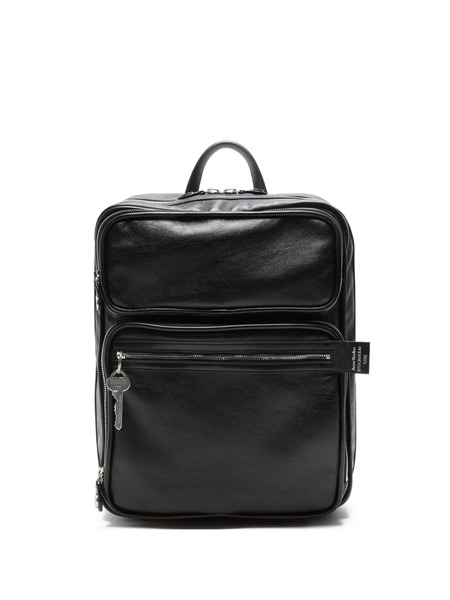  Acne Studios Leather Top-handle Backpack - Black 