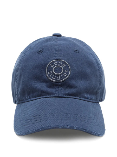  Acne Studios Logo-embroidered Cap - Blue 
