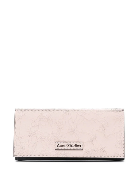  Acne Studios Logo-patch Leather Wallet - Pink 