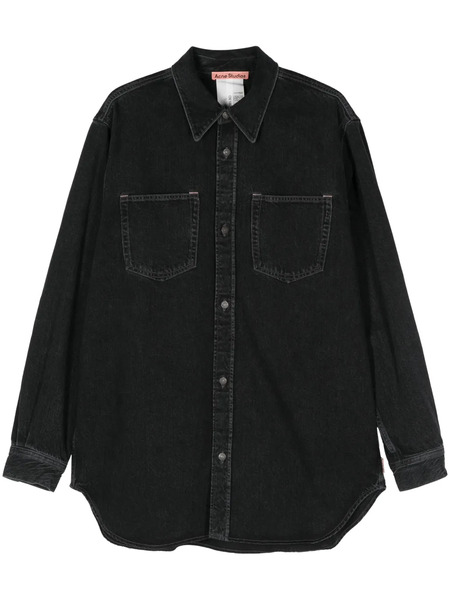  Acne Studios Long-sleeve Denim Shirt - Black 