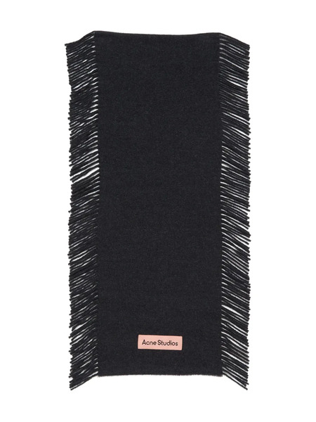  Acne Studios Mélange Scarf - Black 