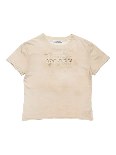  Acne Studios Organic-cotton T-shirt - Neutrals 