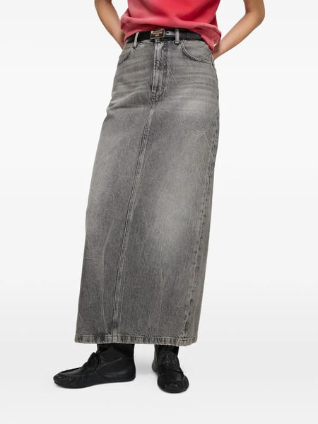  Acne Studios Panelled Midi Skirt - Grey 