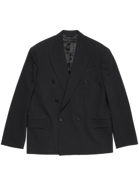  Acne Studios Pinstriped Blazer - Black 
