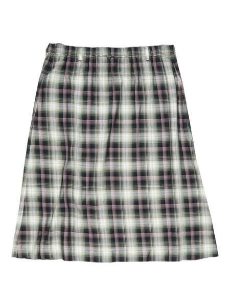  Acne Studios Plaid Midi Skirt - Black 