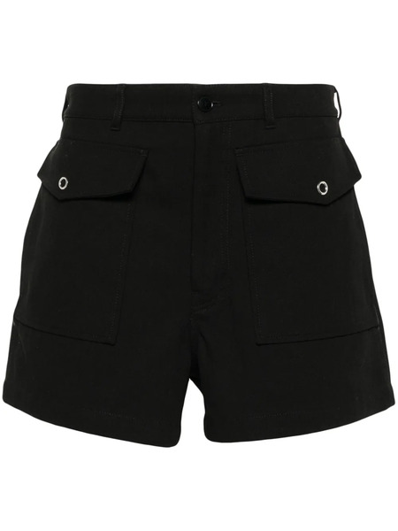  Acne Studios Twill Shorts - Black 