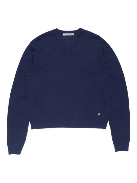  Acne Studios V-neck Sweater - Blue 