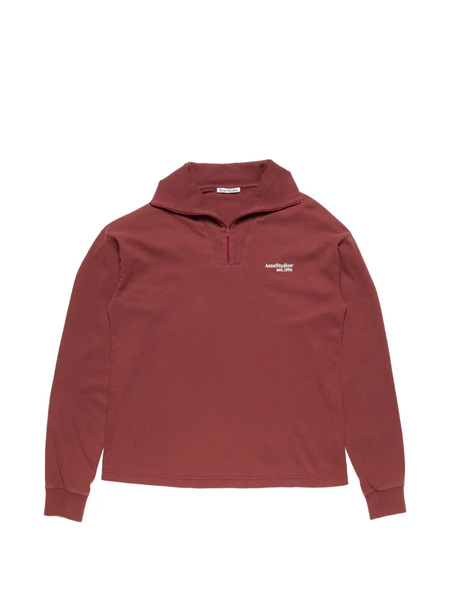  Acne Studios Zip-up Long-sleeved Sweatshirt - Red 