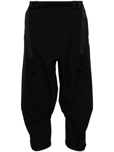  Acronym Low-rise Cropped Trousers - Black 