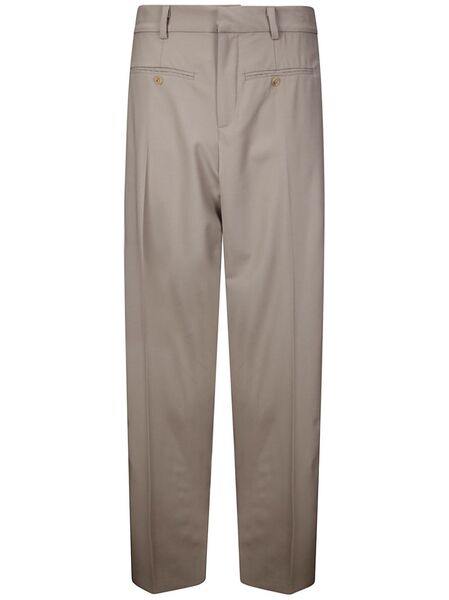  Act Nº1 Wool Straight-leg Trousers - Neutrals 