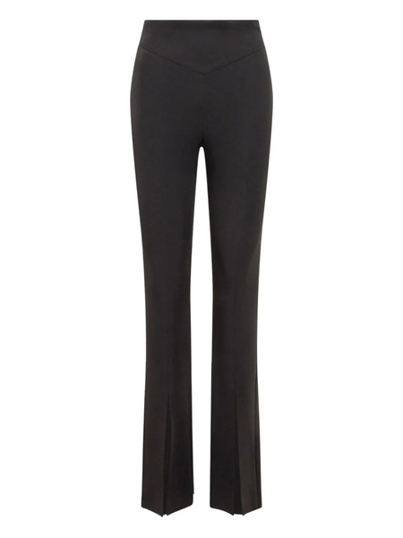  Actualee Slit-detail Trousers - Black 