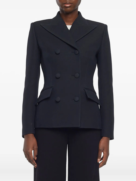 Adam Lippes Double-breasted Peak-lapel Blazer - Blue 